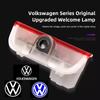 2 Stück Auto Emblem Projektionslampe Türleuchten Leuchten Dekoration Für VW Golf Touareg Eos CC Passat Variant B8 Touareg Tearamont