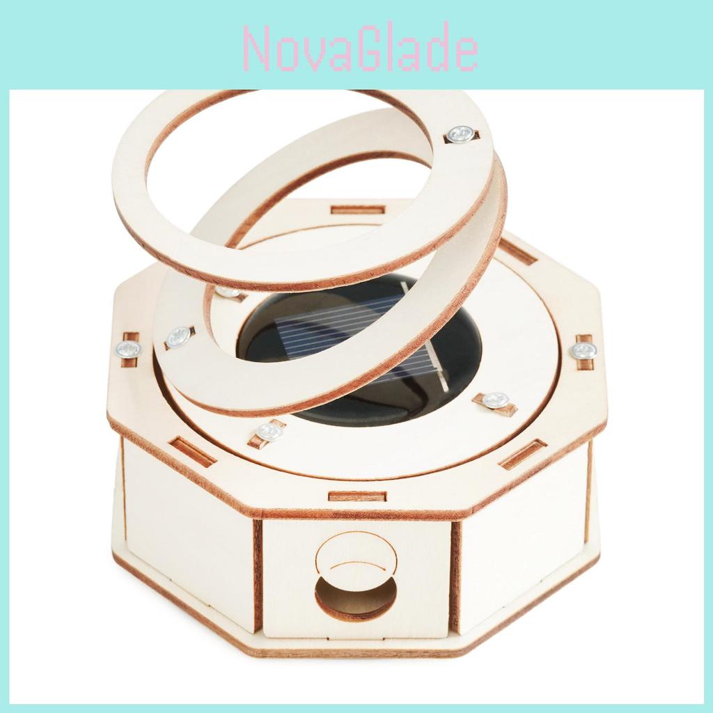Solar Energy Science Kit For Kids With Dual Ring Construction Diy Educational Toy