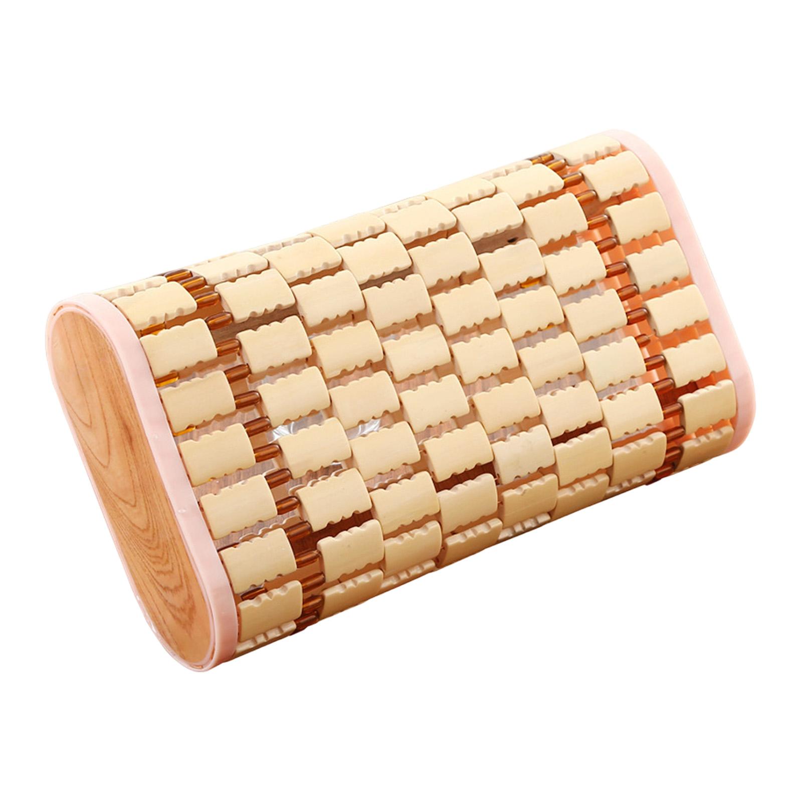 Bamboo Headrest Pillow Sauna Neck Rest Backrest and Neck Support Nap Pillow Rectangular