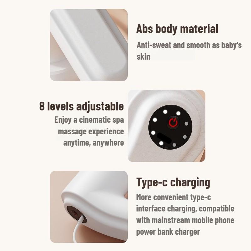 6pcs/set Electric Body Massager Neck Back Shoulder Body Sculpting Machine Cordless Handheld Cellulite Massage Device Beauty Tool
