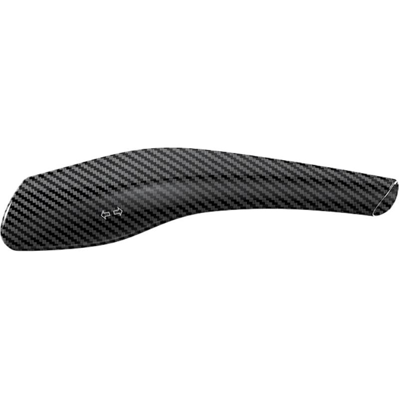 

For Tesla Y Juniper Carbon Fiber Gear Shift Cover Steering Lever Handle Protection Shifter Shell Car Interior Decor