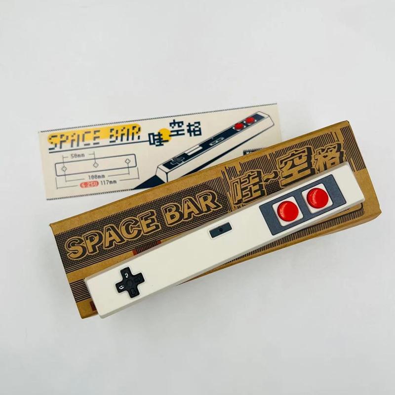 Retro Gamepad Keycap 6.25U Leertaste Artisan Keycap ABS Material Für MX Schalter Für Gaming Mechanische Tastatur Schwarz Weiß