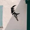 Celestial Metal Wall Art Moon and Stars Sculpture for Bedroom Living Room Romantic Gift for Couples Stargazers