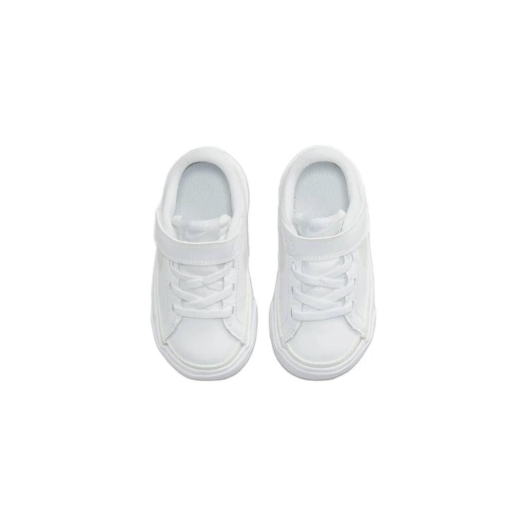 Nike Court Legacy Toddler Leather Slip Resistant Cushioning Low top Skateboard Shoes White Infant Toddler (Unisex) Toddler Shoes