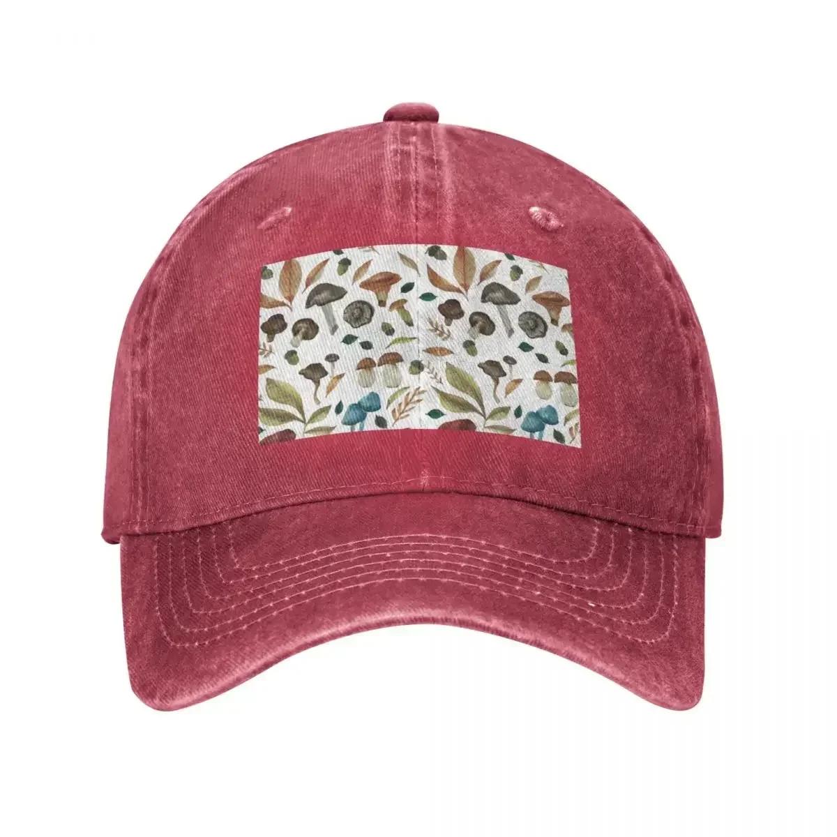 Make the mushroom Baseball Cap Trucker Cap Sunscreen Hat Unisex Luxury Hats Unisex WomenS