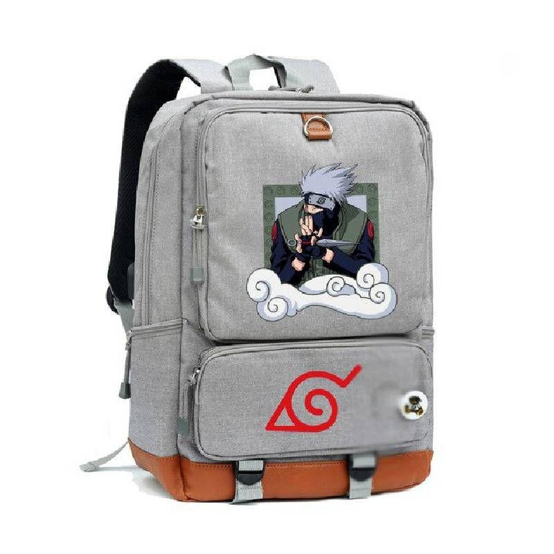 Sac à dos surdimensionné Naruto grande capacité pour le voyage et l'école