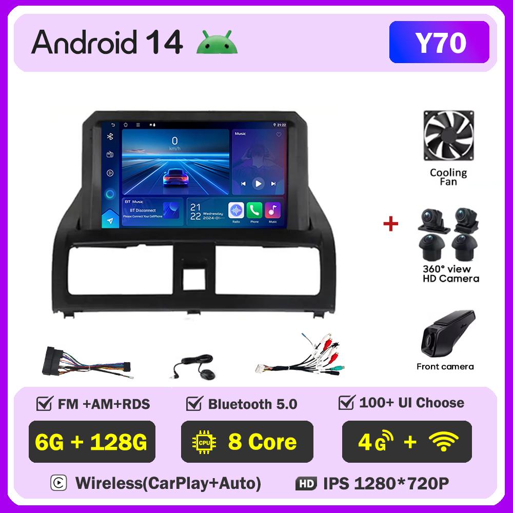 For Honda Accord 7 Diesel 2003 - 2007 Car Radio Player Car Carplay Screen Autoradio Mirror Link Car Intelligent Systems Touch