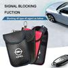 Car Key Case Signal Blocker Bag RFID Shielding Pocket For Opel Astra G H J K F Corsa D Zafira B Insignia Mokka Regal Accessories