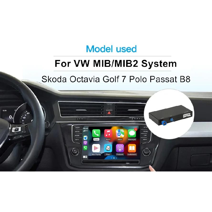CARABC Wireless Carplay Android Auto Mirror Link For VW Volkswagen Skoda Octavia A5 Golf 7 Polo Passat B8 With MIB MIB2 System