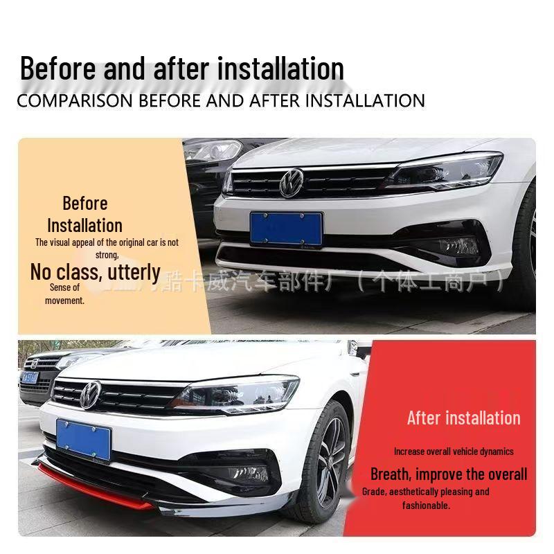 Volkswagen Lamando 19-21 ABT Vollkarosserie-Kit: Frontlippe, Splitter, Eckenschützer & Diffusor