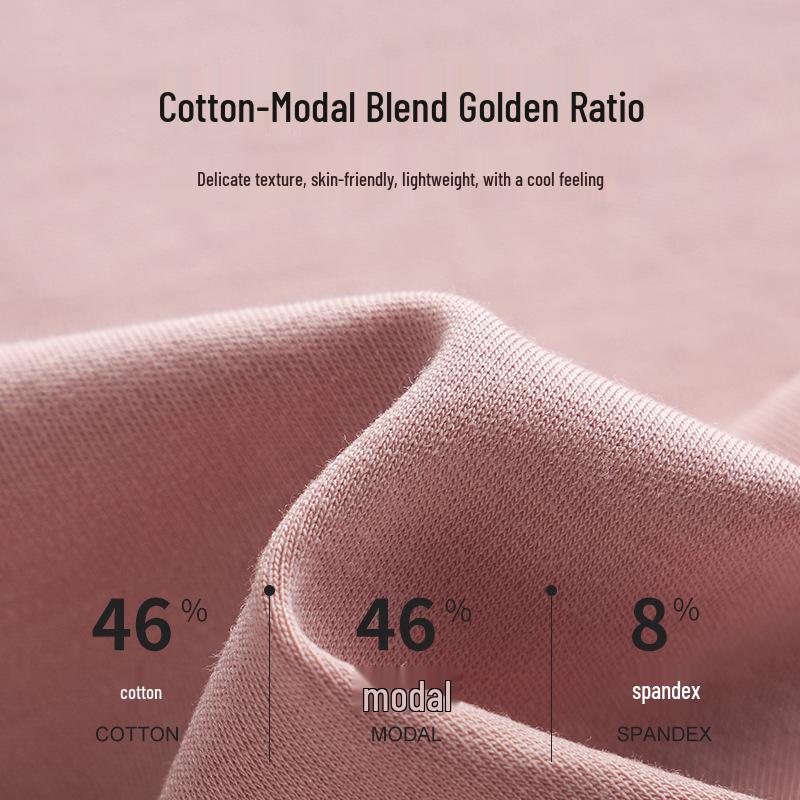 220g Women's Long-Sleeve Heavyweight White T-Shirt, Round Neck, Xinjiang Cotton