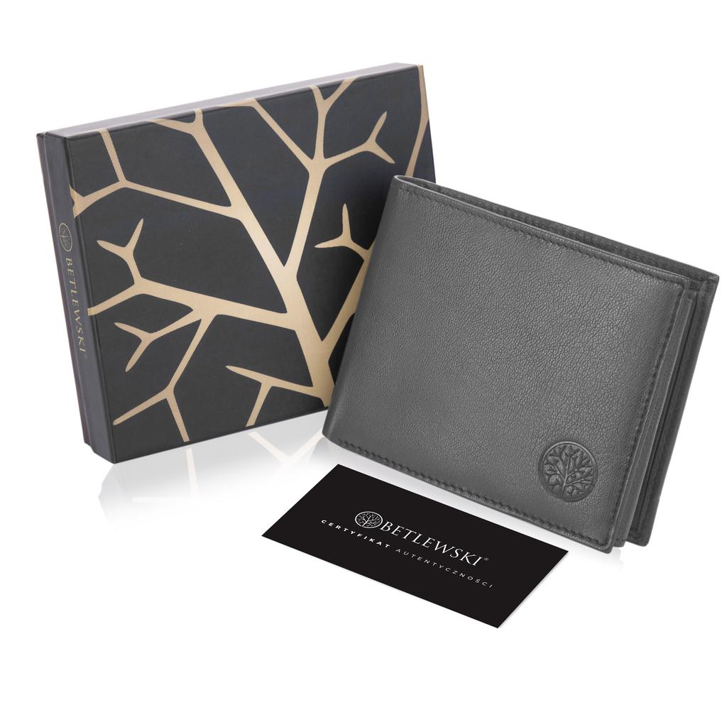 ETPM-KZ-61 GRAY OPTIMAL men' wallet + CERTIFICATE