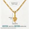 European & American Fashion Stainless Steel Snake Pendant Necklace Set