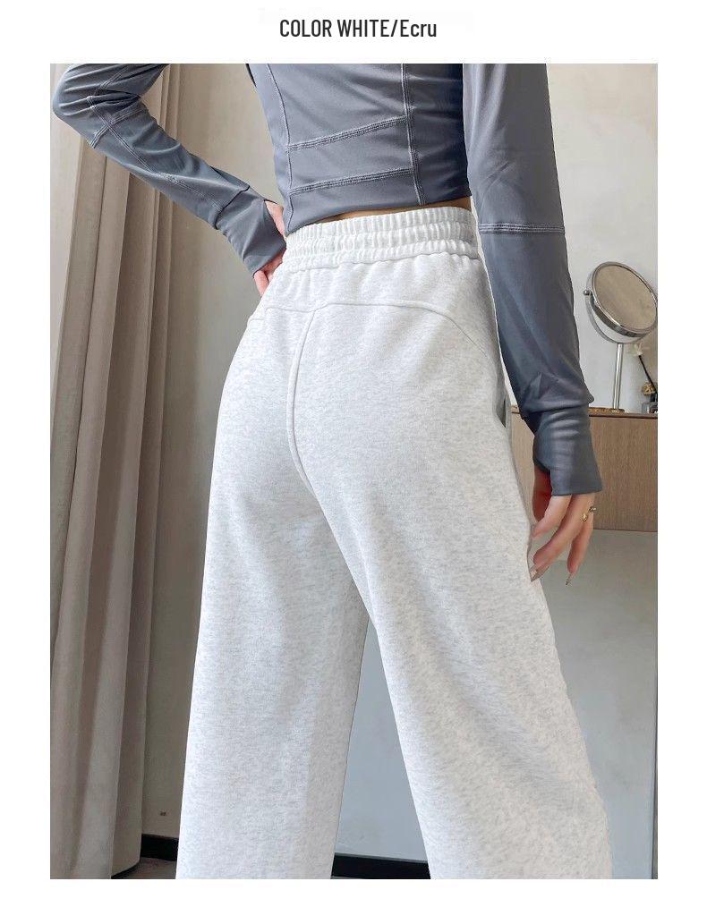 Women's Seasonal Petite Straight-Leg Sweatpants, Banana & Wide-Leg Styles for Spring, Autumn & Winter 2025