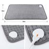 Electric Heating Blanket: 10-Level Temperature Control, Warm-Up Cushion for Waist & Abdomen, Small Drape for Winter Comfort.