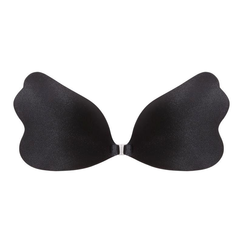 FINETOO Naklejki na sutki dla kobiet Wielokrotnego użytku niewidoczny biustonosz Seksowny samoprzylepny motyl Silikonowe akcesoria do podnoszenia piersi