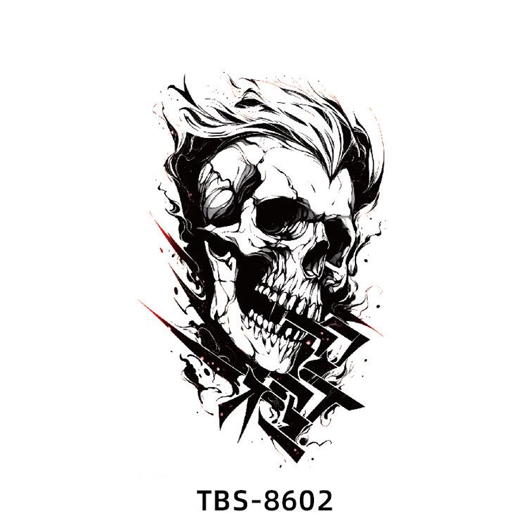 Realistiska Djurtotem Tatuering Klistermärken: Drake, Fenix, Tiger, Varg