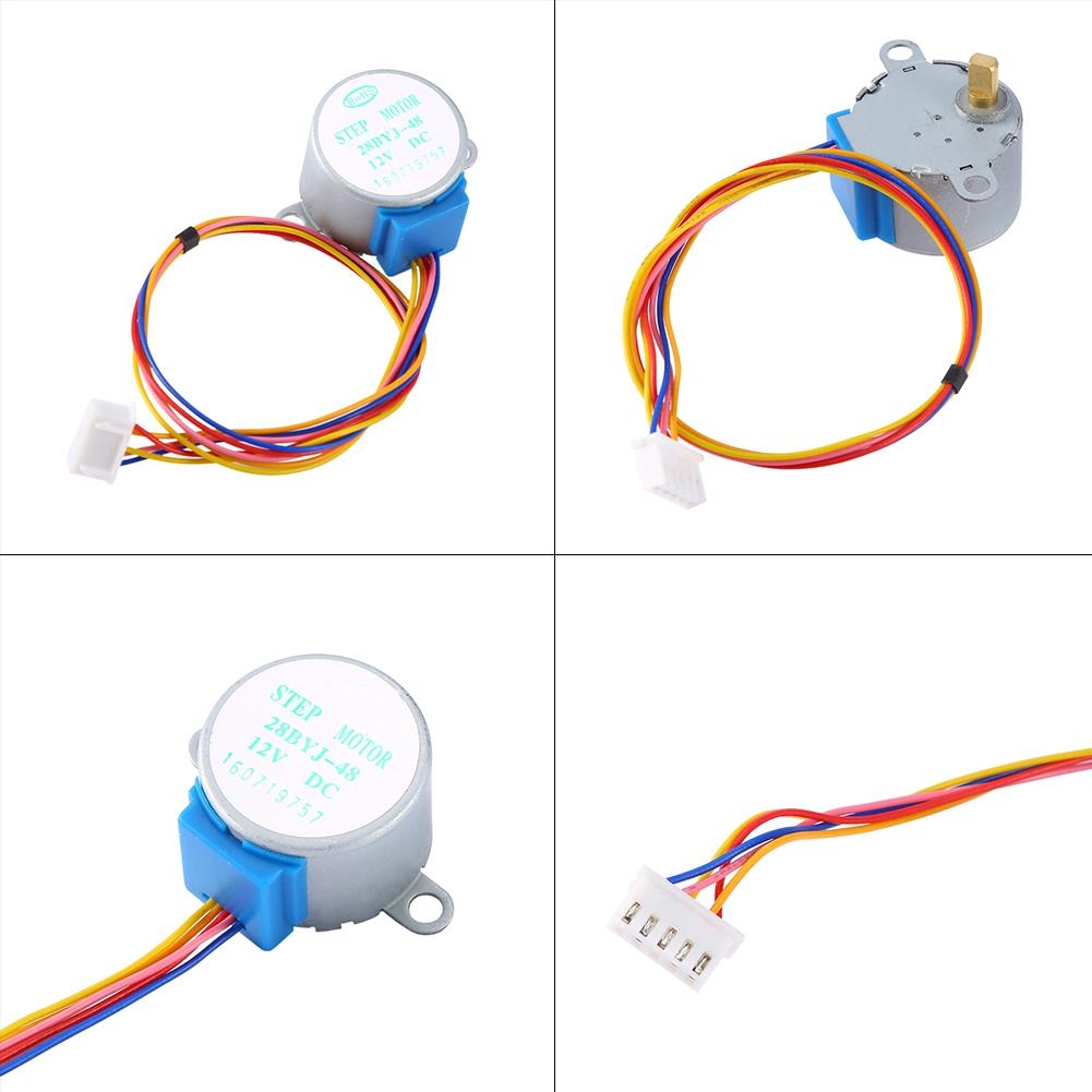 1x 12V 4phase 5Wire Stepper Motor 28BYJ4812V for DIY Project