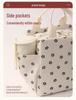 Insulated Corduroy Lunch Bag - Large Capacity for Office & School Use
