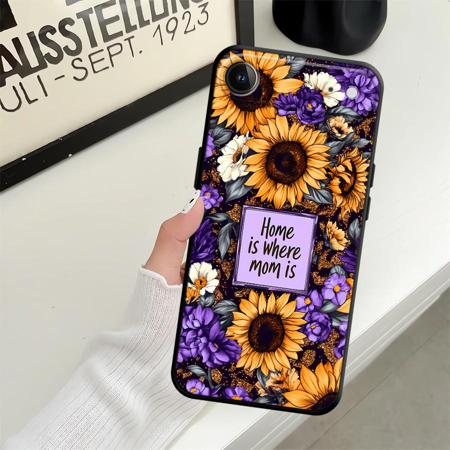 Funda Handyhülle Case für Apple iPhone 17 Pro Max 16 14 Air XR XS MAX 12 11 15 Pro 7 8 13 Cartoon Sonnenblume Gras