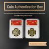 Coin Grading & Protection Box for 18–40mm Medals: Commemorative Coin Collection Case