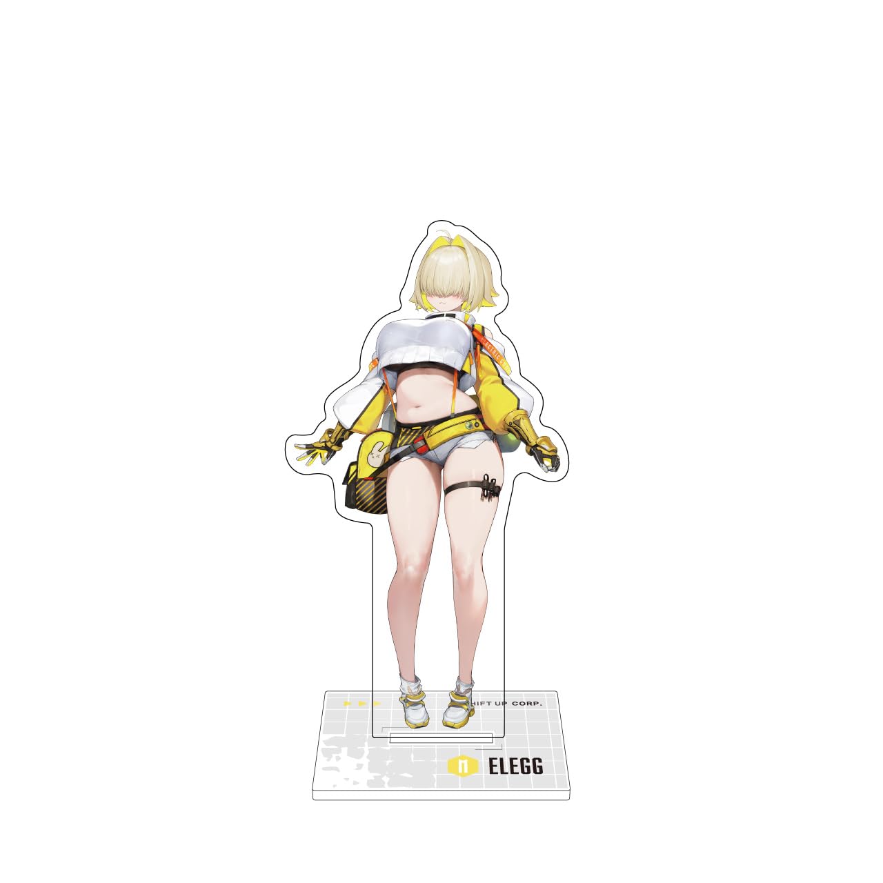 

Algernon Products Goddess of NIKKE Acrylic x Acrylic Victory Stand, Eleg, Approx. 31-124 127mm,