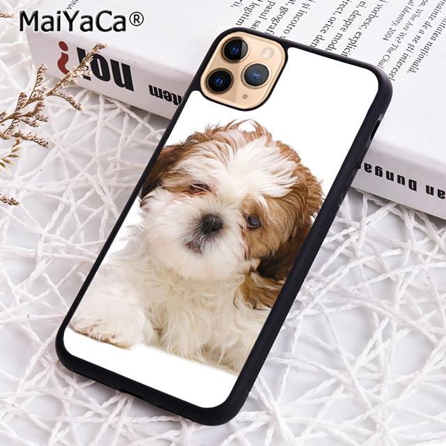 

MaiYaCa Shih Tzu Shitzu Dog Puppy Phone Case For iPhone 17 Air 16 pro max 15 14 plus 12 13 Shell Cover coque iPhone 13pro max