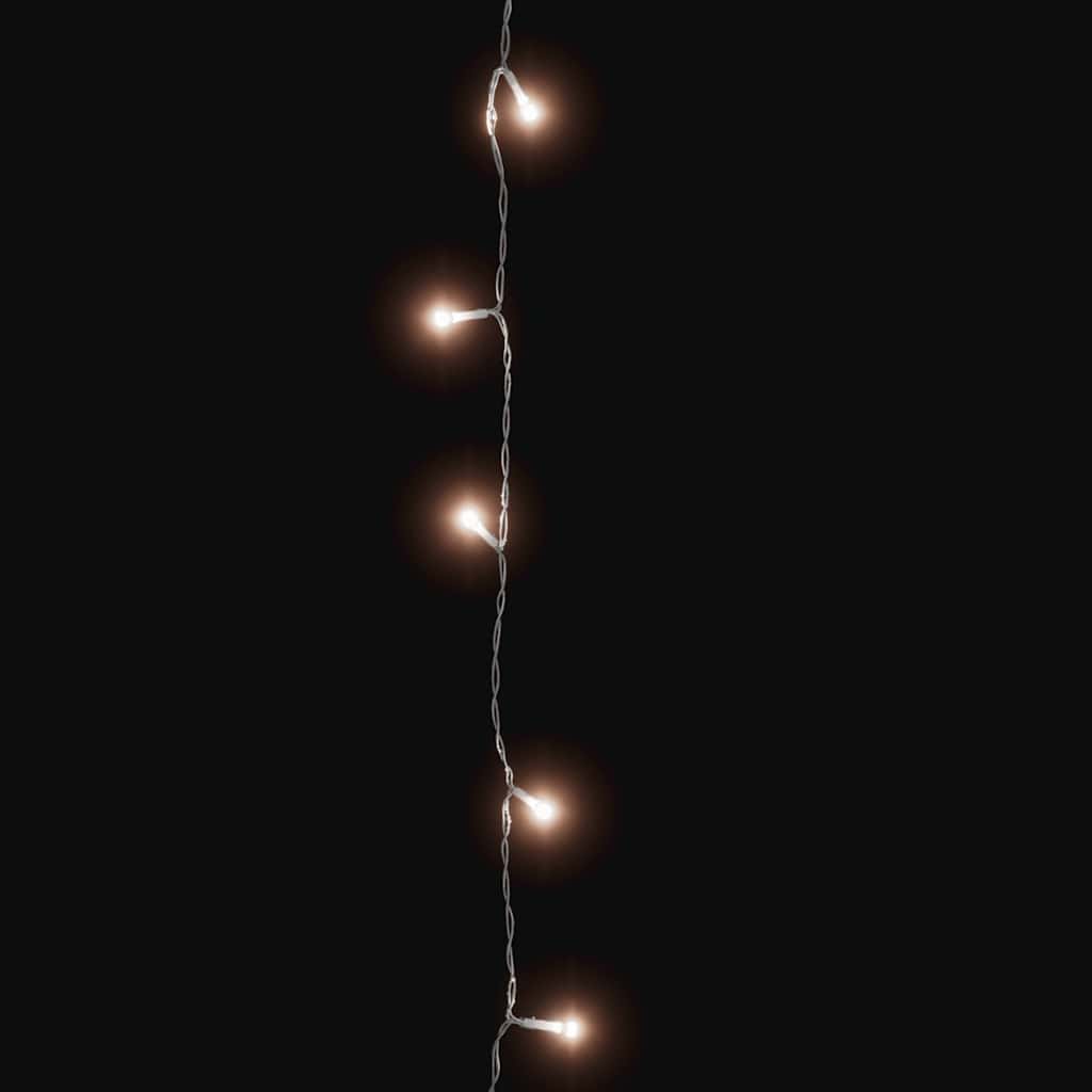 LED String Light with 150 Warm White LEDs 15 m PVC