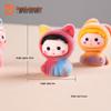 Dezhi Jewelry Cartoon Flocking Mini Desktop Ornament Toy Figurine