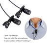 Kondensator Dualkopf Ansteckmikrofon Krawattenklammer 3,5MM für Smartphone