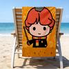 Ultra-Soft Beach Towel with Harry Potter Theme,Ideal for Pool - Camping, Diving - Perfect Travel Essential, Vibrant Beach Towel.