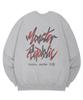 MONSTER REPUBLIC Mist Logo Red Sweatshirt Gray_8110