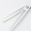 DEEDS GTZ White Scissors Thinning Scissors Thinning for Hairdressers and Includes Set of 2 [PF] (6.0 Inches) (Approx. 25% Rate) Barbers, Case,