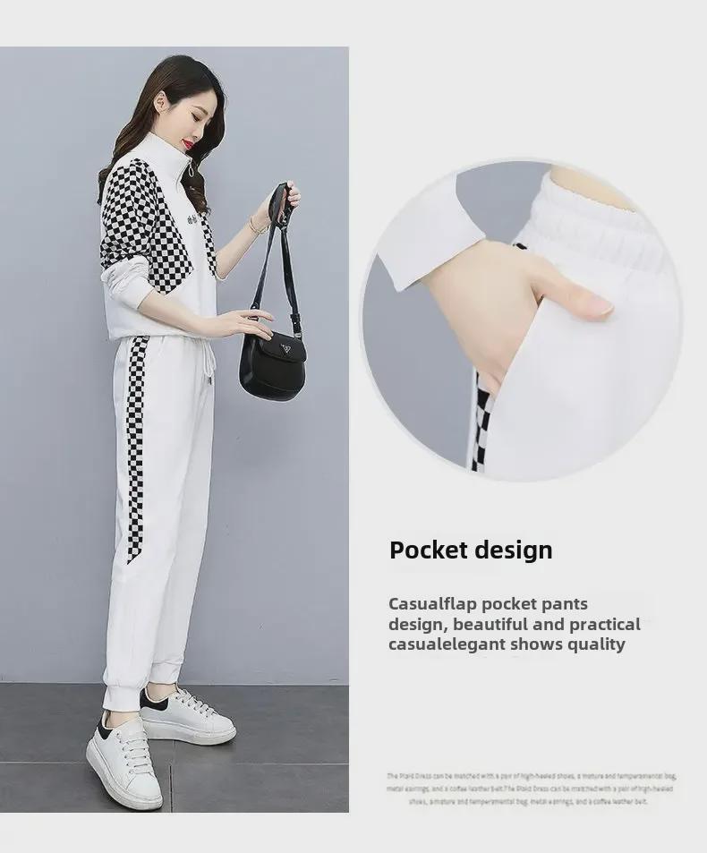 Frauenmode: Saisonale Anzüge und Sportbekleidung - Sweatshirts und altersreduzierende Hosen für Frühling, Herbst und Winter