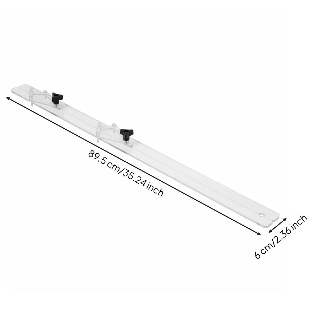 Guitar Centerline Identifier Universal Size Fretboard Alignment Ruler