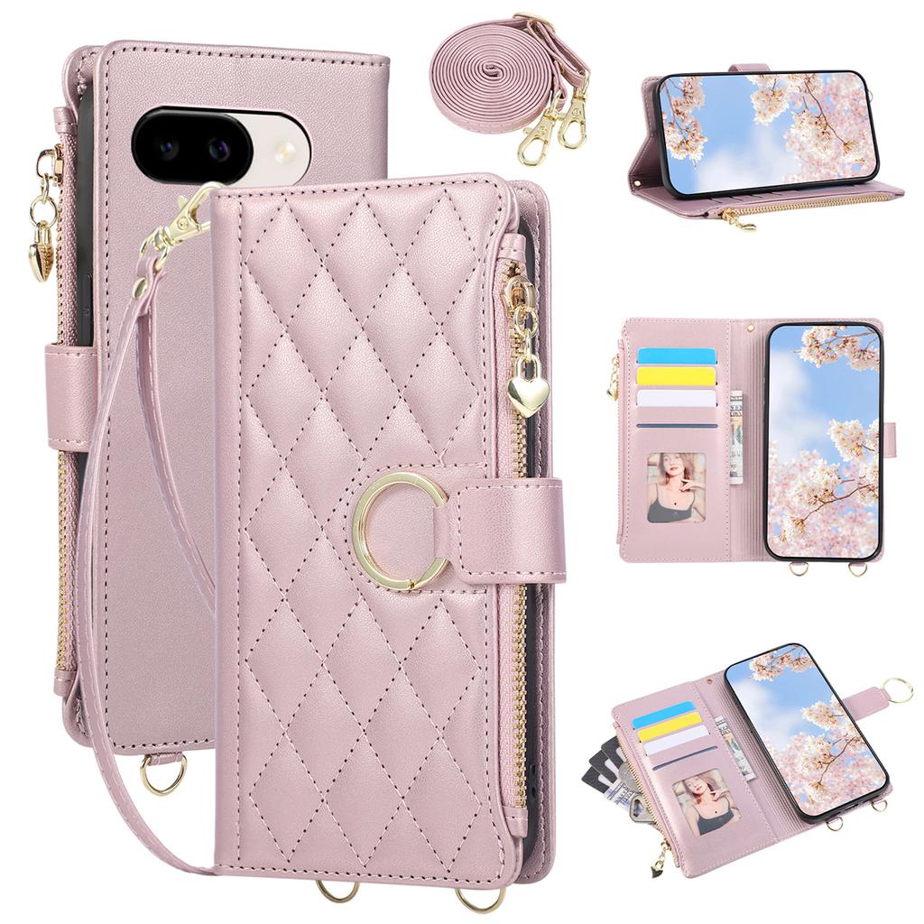 Crossbody Wallet Card Slots Phone Case Phone Case for Google Pixel 7 8 9 10 7Pro XL 9A 8A 7A Flip Leather Bracket Protect Cover