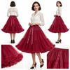 Sottogonna in Tulle Esagonale Morbido Design Senza Stecche Lunghezza al Ginocchio Sottogonna per Vestiti Quotidiani