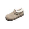 Thick-soled retro one-pedal outer wear bag head half slippers women's soft bottom