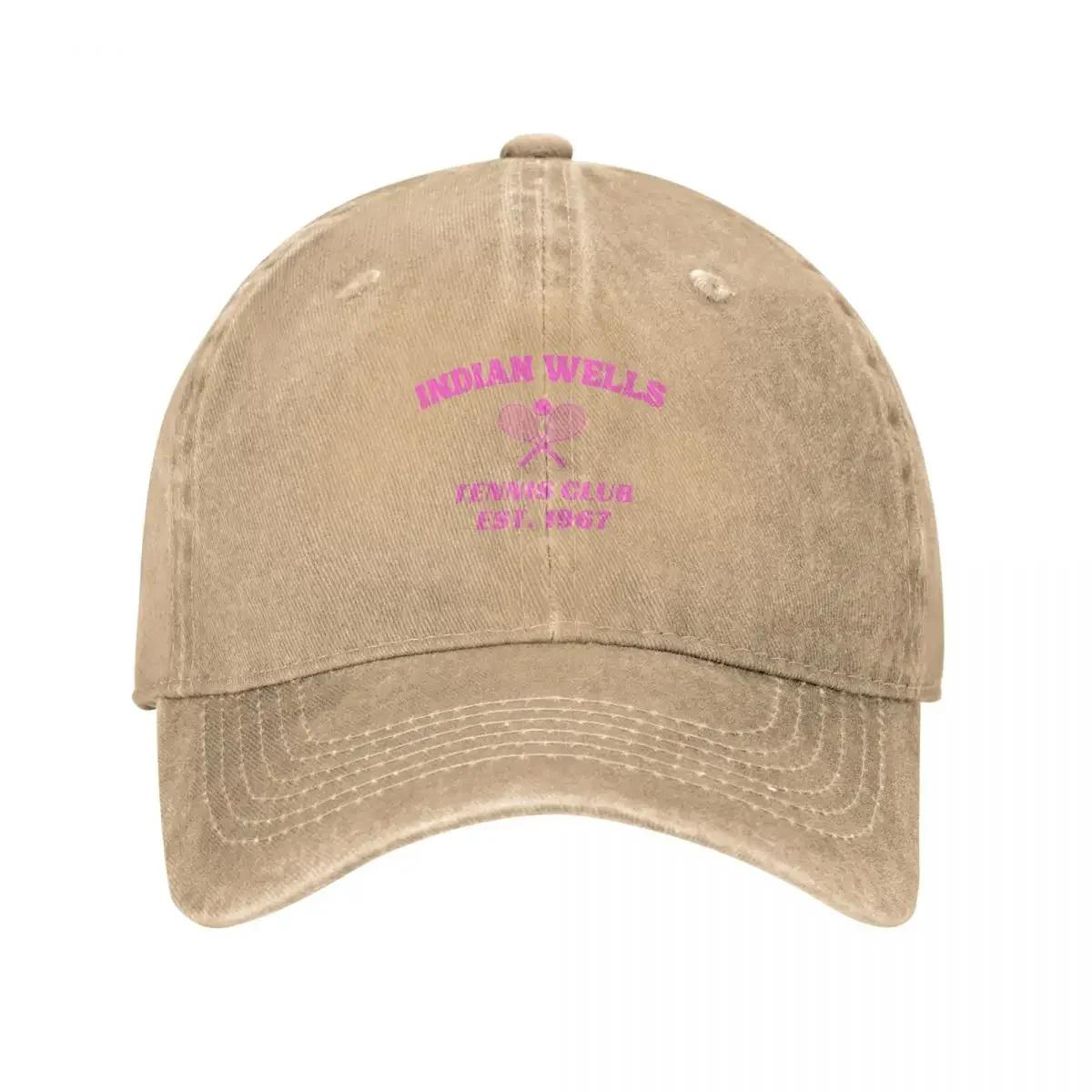 

Indian Wells Tennis Club Est Baseball Cap Winter hat hiking hat Womens Beach Visor Unisexs