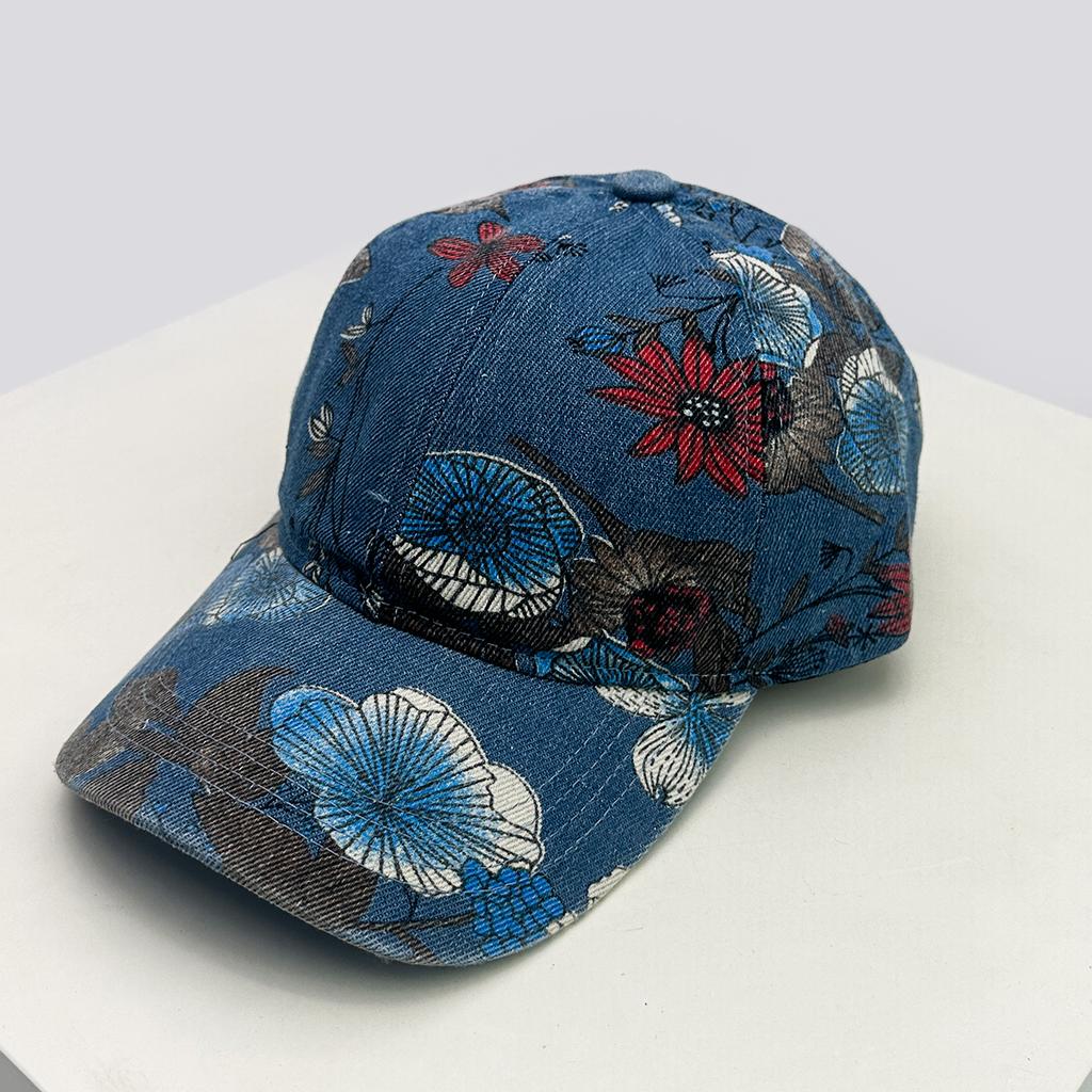 Baseball Plants And Flowers Printed School Old Vintage Women New Brand Latest Fresh Caps Peaked Hats Sunshade Casual Versatile Elegant Outdoor