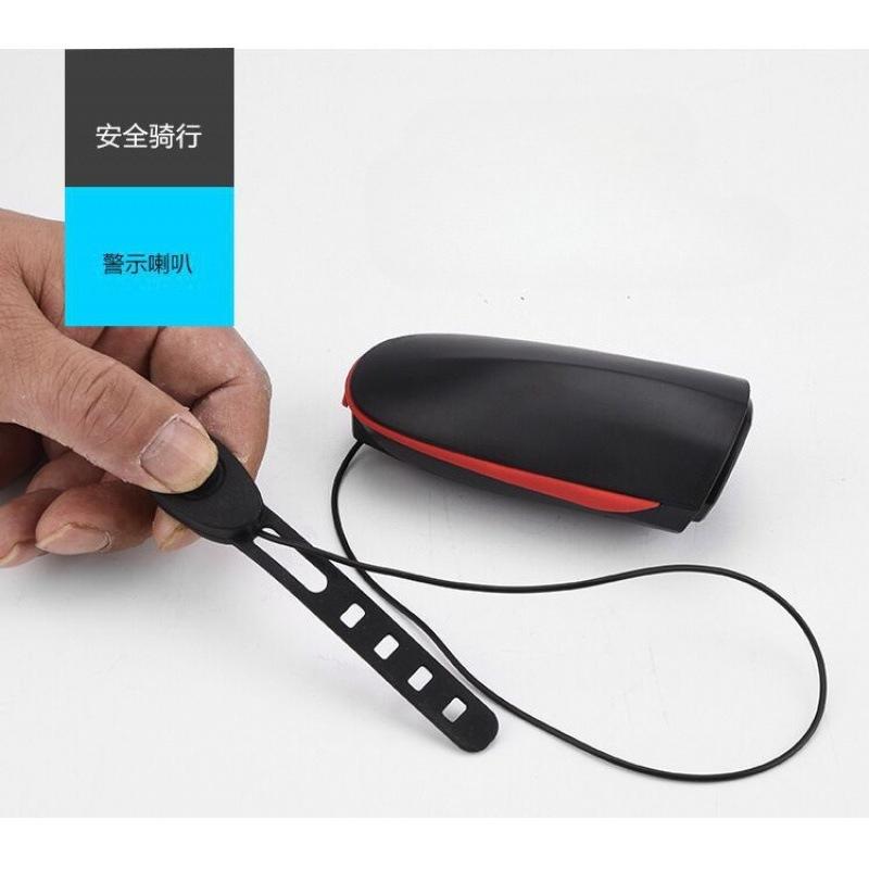 1Pc Bicycle Lights Horn Lights Headlights USB Charging Mountain Bike Waterproof Lights Bicycle Night Ride Accessories Equipment