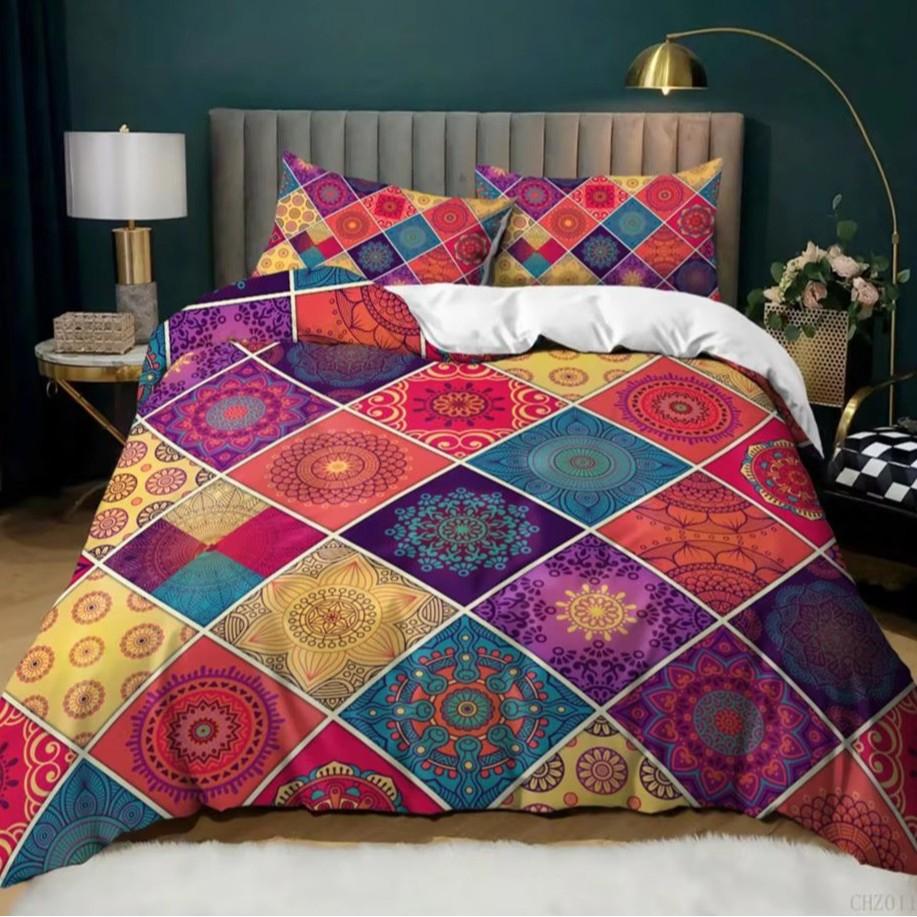 Set Piumone Set Biancheria da Letto Set Copripiumone 3 Pezzi