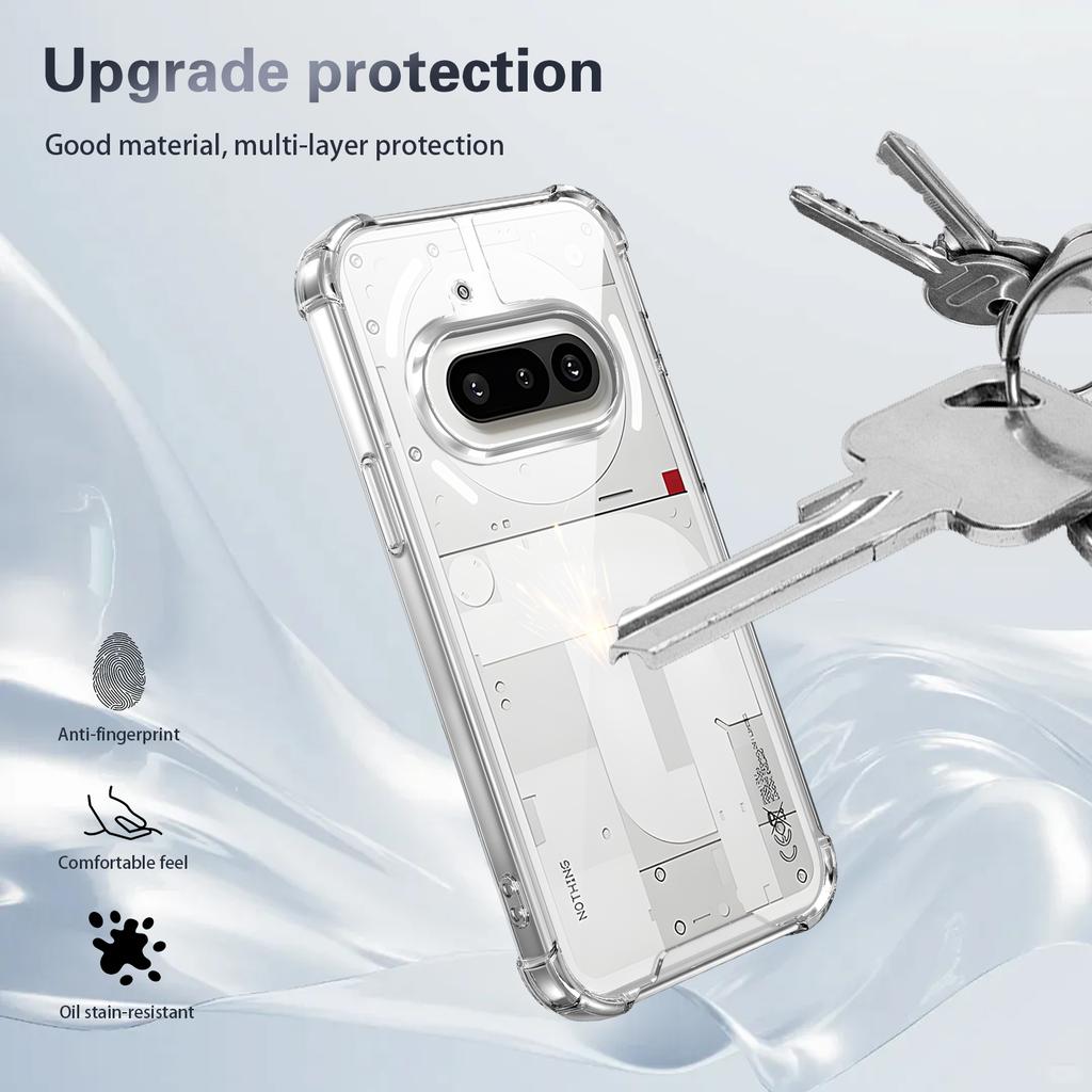 Luxury High Transparent Anti-Shock Phone Case for Nothing Phone 3A Pro CMF Phone2 Pro 1 Cover for Nothing Phone 3 2A 2 1 Funda
