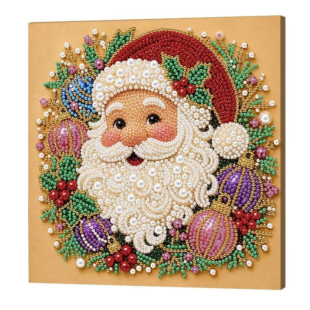 Self‑Adhesive Xmas Rhinestone Painting Kit Christmas Star Santa Crystal Painting Set Holiday Craft