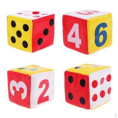 4 Stück Schwamm Schaum Zahl & Punkt Spielen Für , Frühe Bildung, Partygeschenke