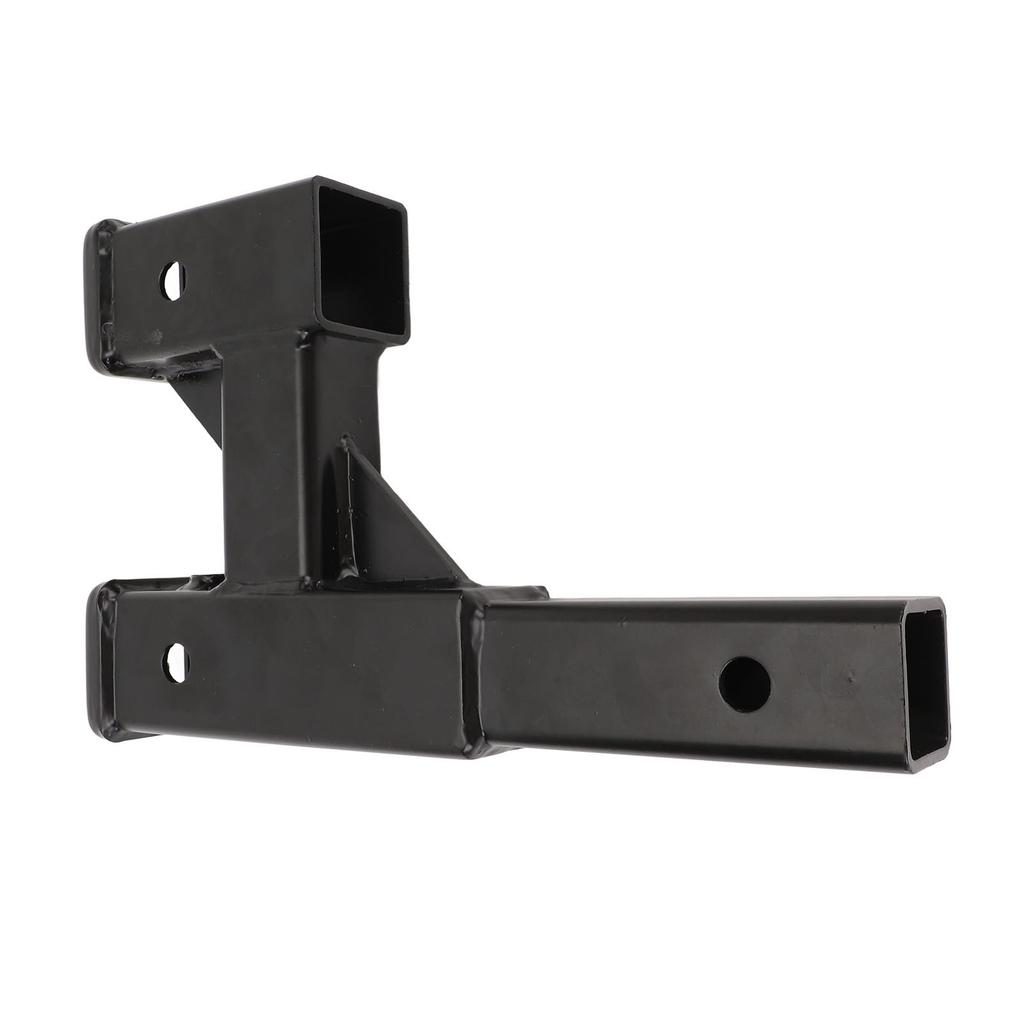 Trailer Hitch Riser Steel 9.65in Extension Range Black Hitch Extender Adapter for Car SUV Pickup Tru