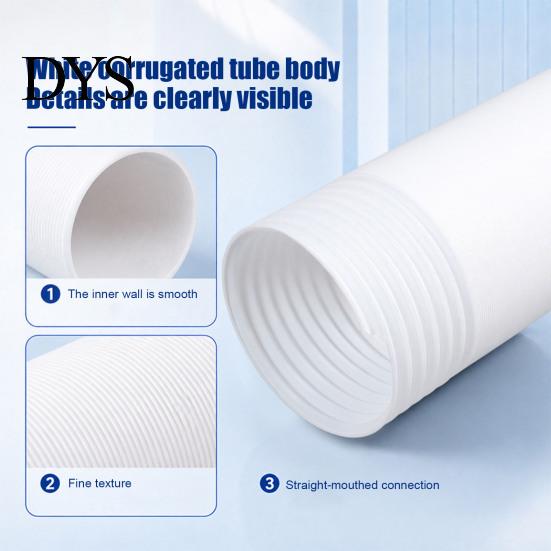 Heat Resistant Air Conditioner Hose Portable Exhaust Hose, 5.9 Inch Diameter Universal Replacement Duct High Temperature for Mobile AC Unit,