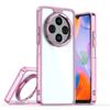 Fashion Metal Frame Anti Yellow Transparent Case for Redmi Note 14 Pro Plus 5G Shockproof Cover for Redmi 14C A3 Funda Coque
