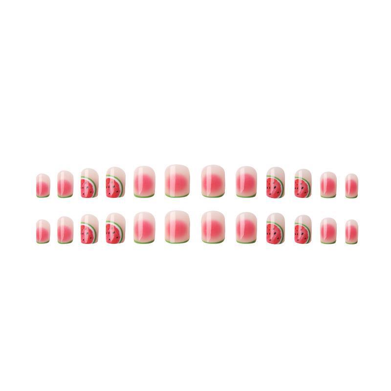 Iced Watermelon Cute-Style Summer Nail Patches