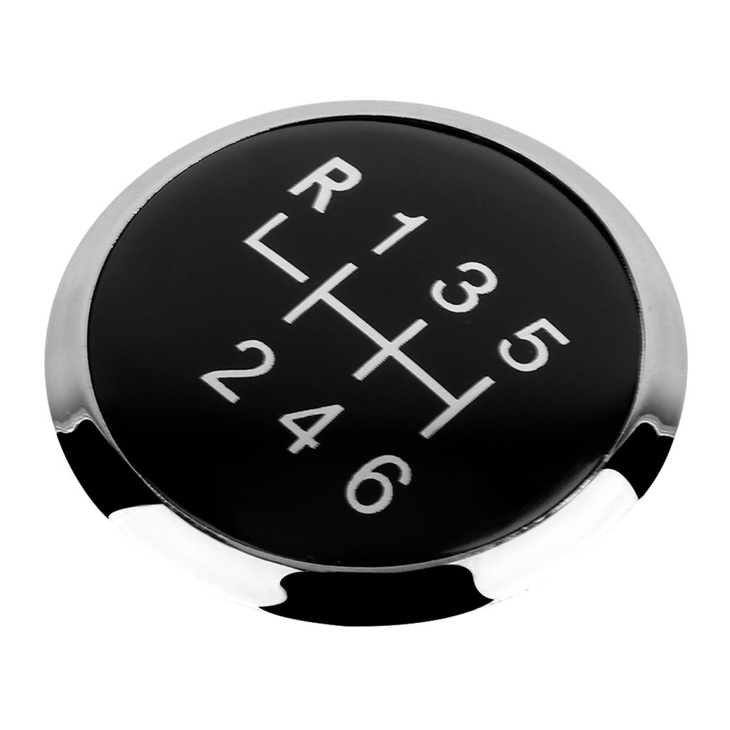 Car 6 Speed Gear Shift Knob Stick Cover Emblem Badge Cap Trim for T5 T5.1 Gp 2003 2011